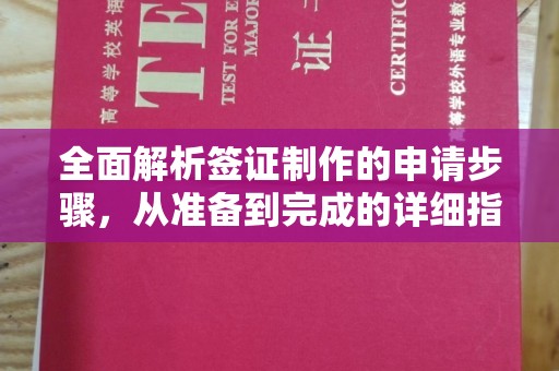永安全面解析签证制作的申请步骤，从准备到完成的详细指南